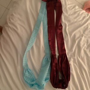 Two Headscarves!! (blue and purple)